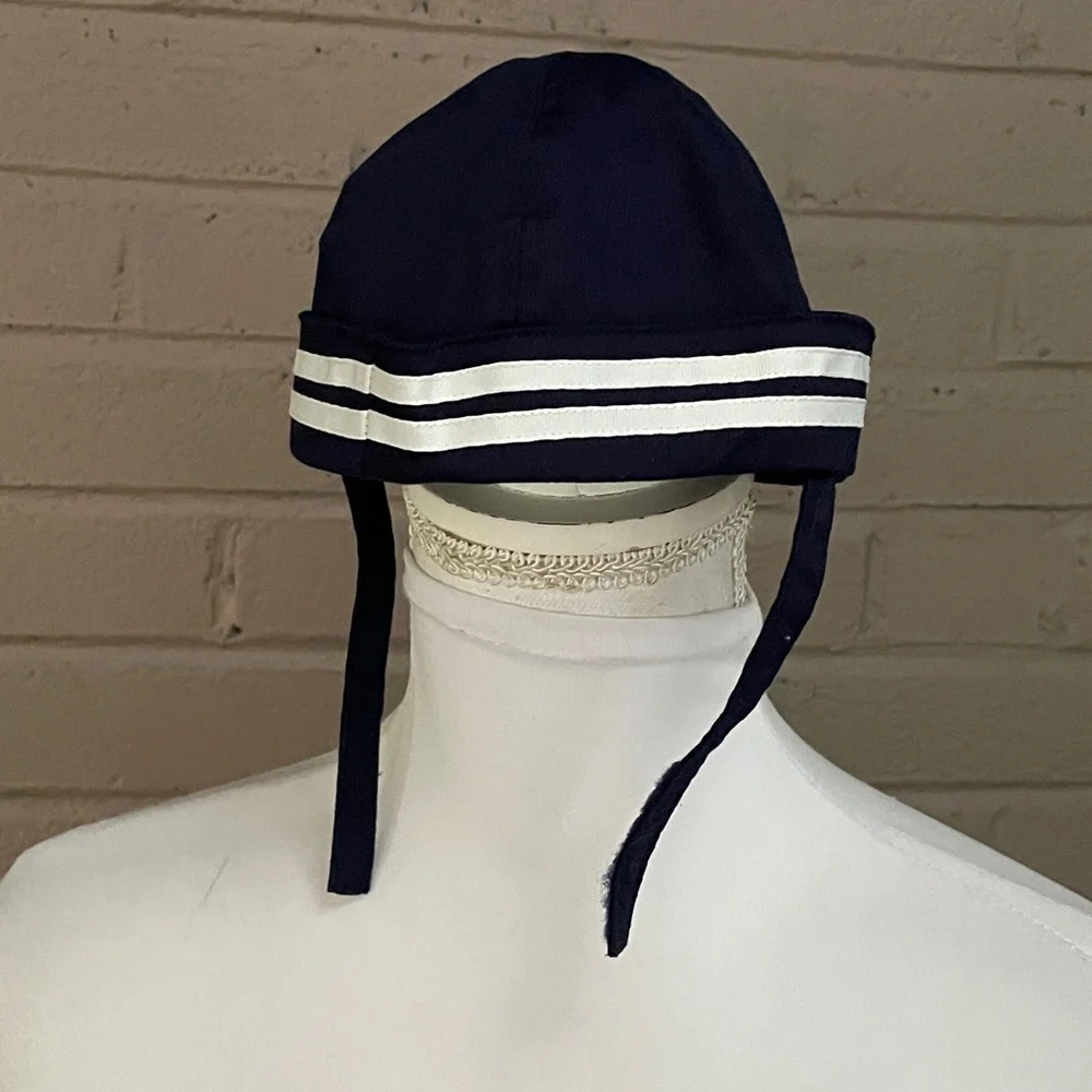 Janie and Jack navy blue summer hat  3 -6 months